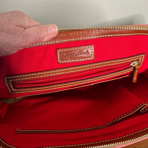 Dooney & Bourke Pink Leather Zip Zip Satchel Pebble Grain NWOT - Picture 13 of 16